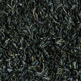 Green tea leaves